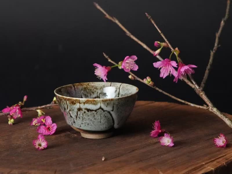 手作志野茶盞│玳瑁釉│茶碗│茶杯│畢業禮物│送禮自用