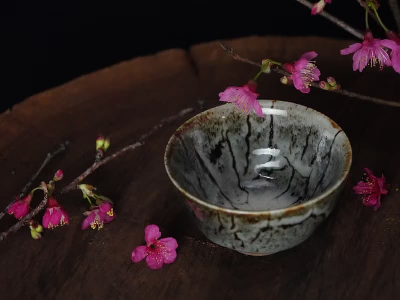 手作志野茶盞│玳瑁釉│茶碗│茶杯│畢業禮物│送禮自用