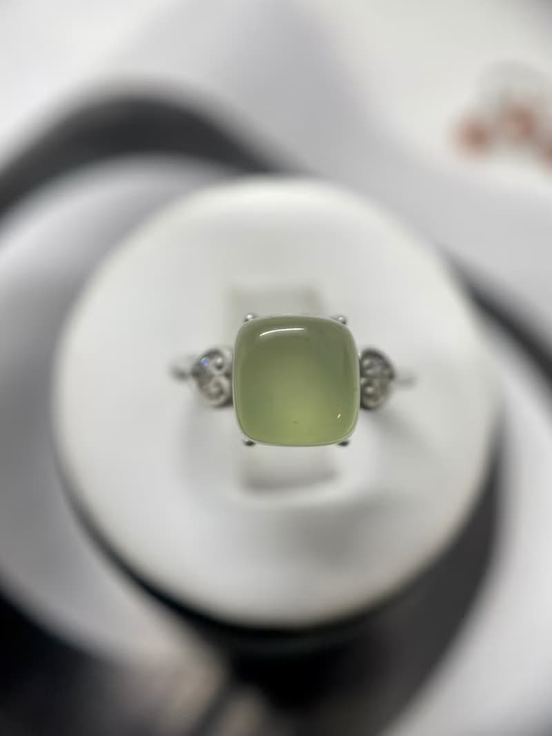 葡萄石不規則925女戒指