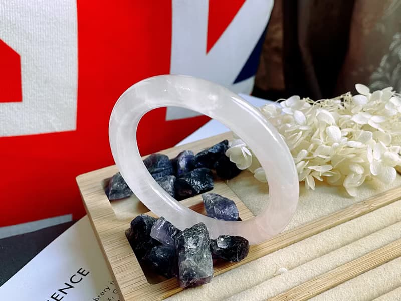 天然粉晶 桃花鐲 圓鐲 I 送禮