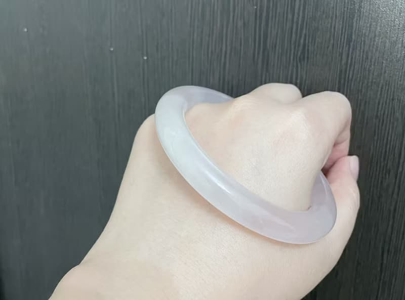天然粉晶 桃花鐲 圓鐲 I 送禮