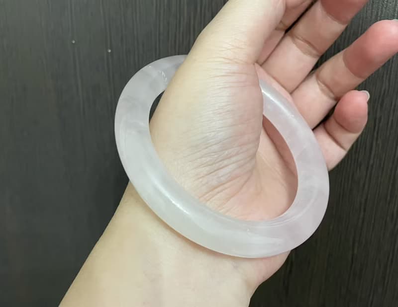 天然粉晶 桃花鐲 圓鐲 I 送禮