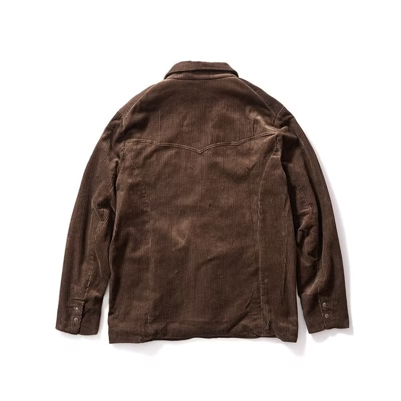 Western Corduroy Jacket - 咖啡色 Brown