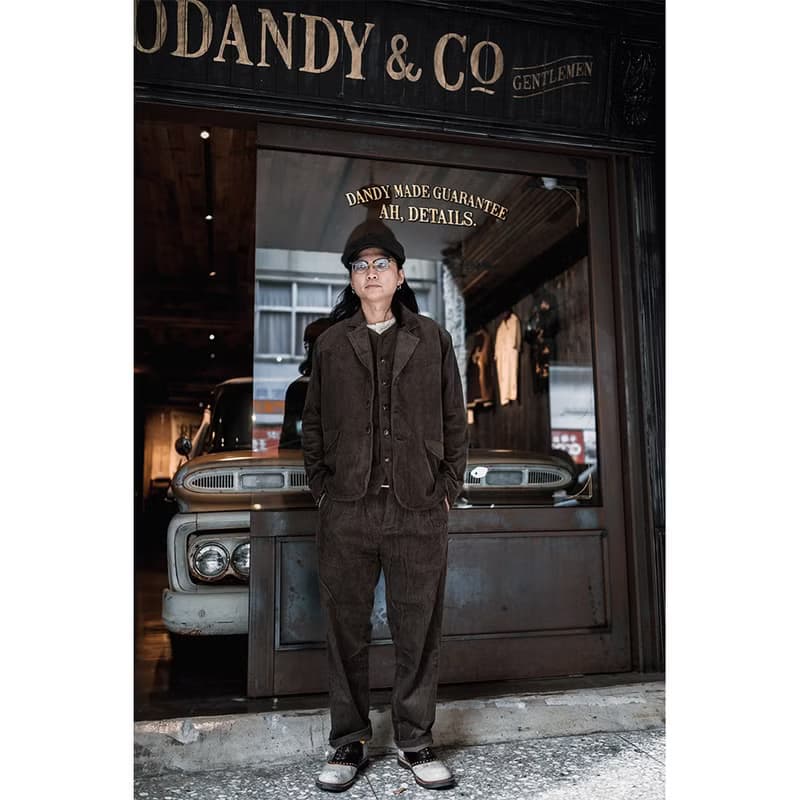 Western Corduroy Jacket - 咖啡色 Brown