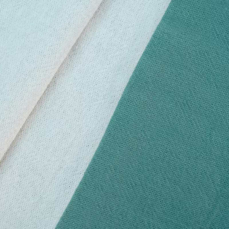 純然 雙層棉麻斜襟外套