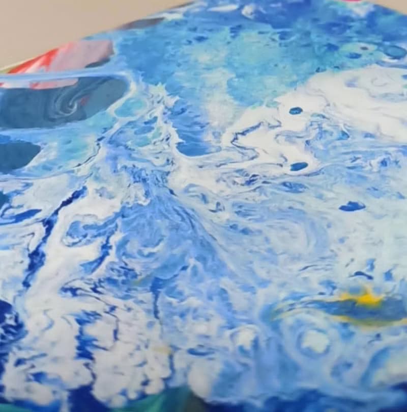 【體驗】流體畫體驗 流動畫 潑灑 隨性創作 七夕 情人節 禮物 閨蜜