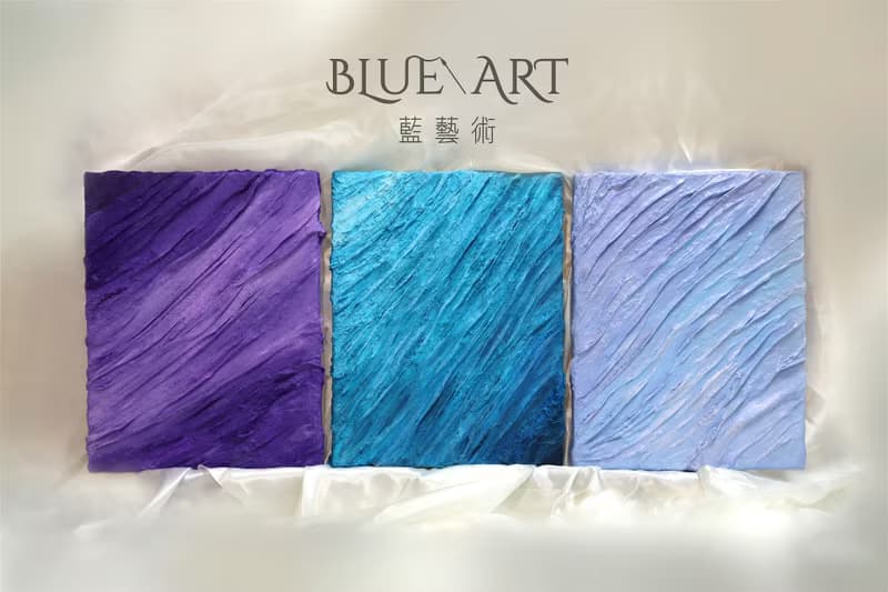 【體驗】肌理畫 海波 療癒抽象 立體畫 裝飾 禮物 擺飾 掛畫 畫畫 體驗 聚