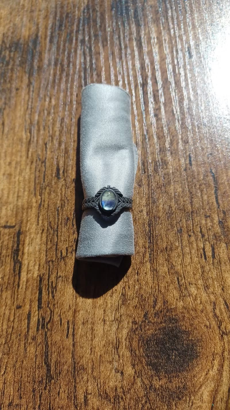 黑戒海藍寶
