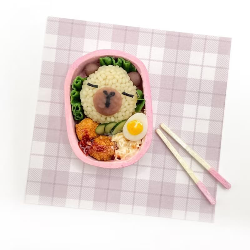 黏土袖珍食物|迷你造型便當-兩款可選  /食玩/娃物/收藏/