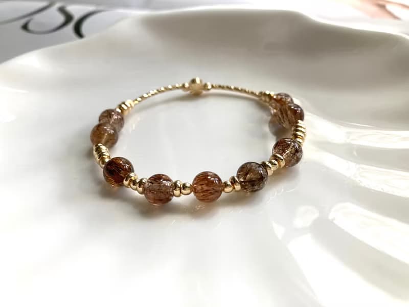 黑金超七半圈水晶手環 能量強大 搭配時尚高貴