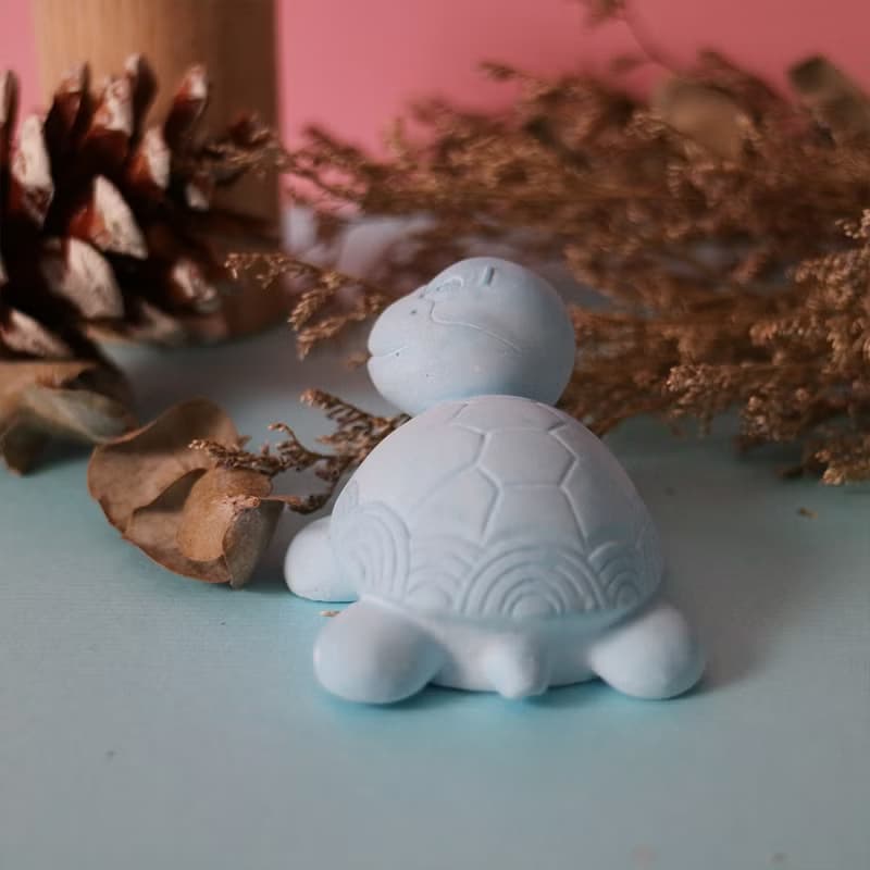 藍厚烏龜(2入)  硅藻/除臭/防潮/擴香石/烏龜造型/情人禮物