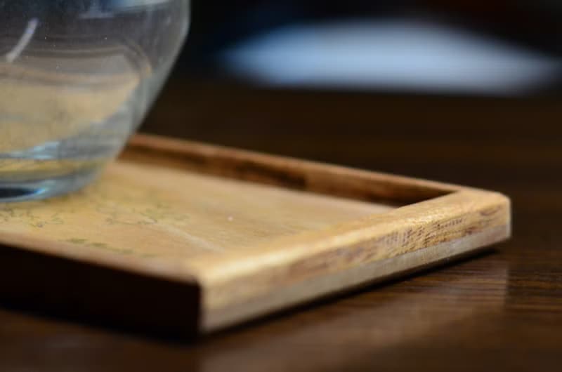 手工製木餐盤 蠟燭盤－ 香港地圖系列 可自訂圖案