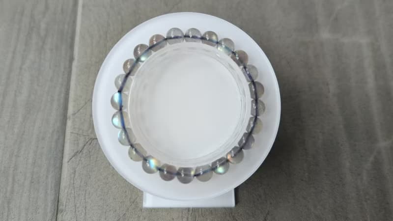 天然拉長石 水晶手鍊【7mm】