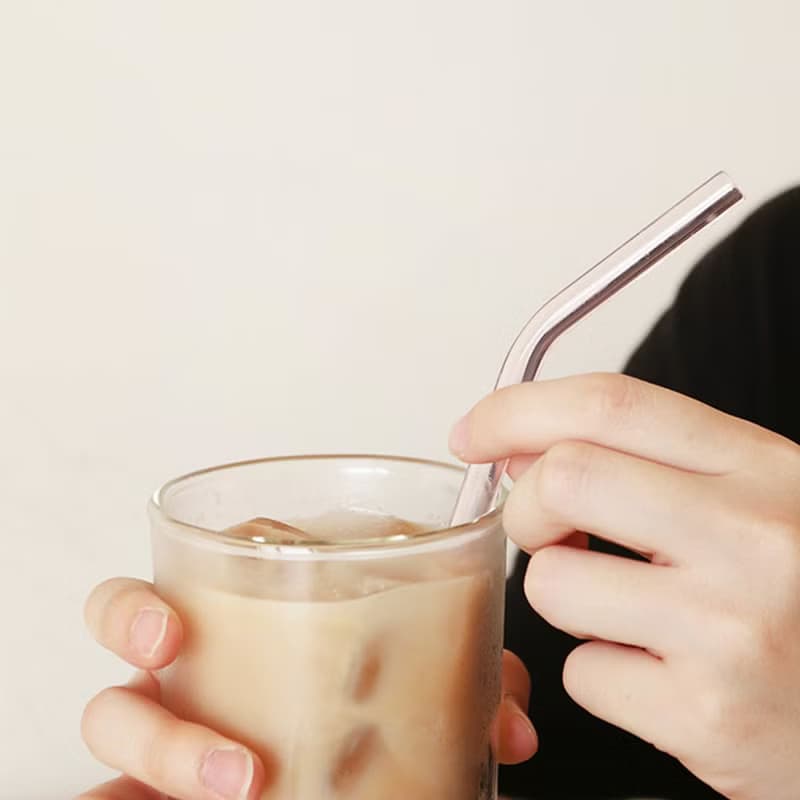 好玻 GOODGLAS | 玻璃吸管組-粉&黑