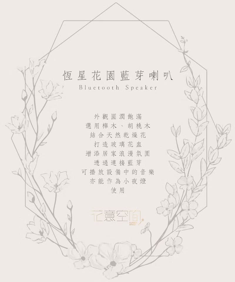 恆星花園藍芽喇叭 - 灰