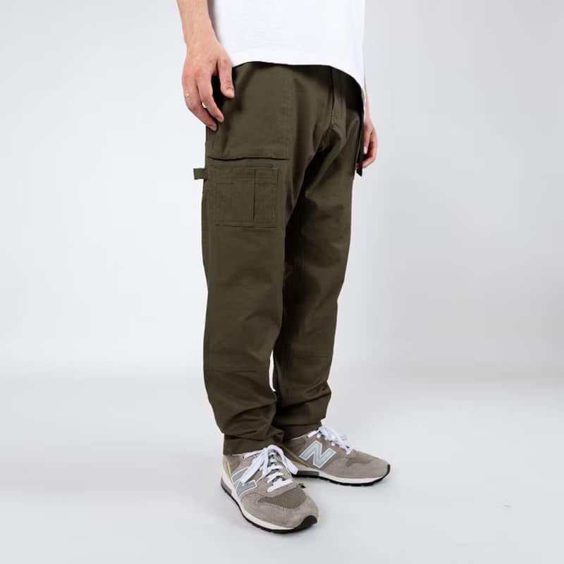 Cargo pants 多口袋可調節腰寬松微彈工裝長褲