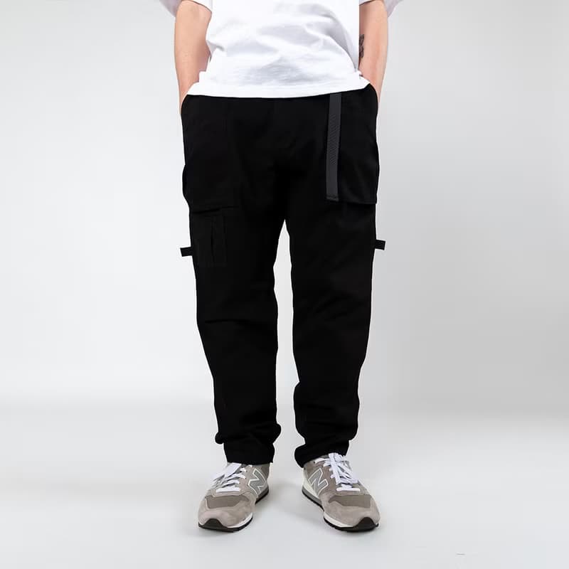 Cargo pants 多口袋可調節腰寬松微彈工裝長褲