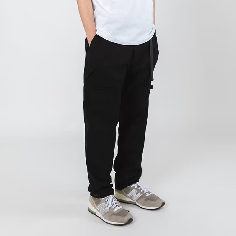 Cargo pants 多口袋可調節腰寬松微彈工裝長褲