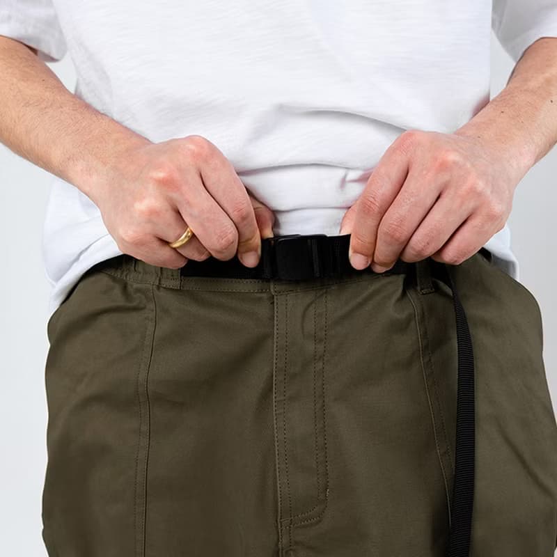 Cargo pants 多口袋可調節腰寬松微彈工裝長褲