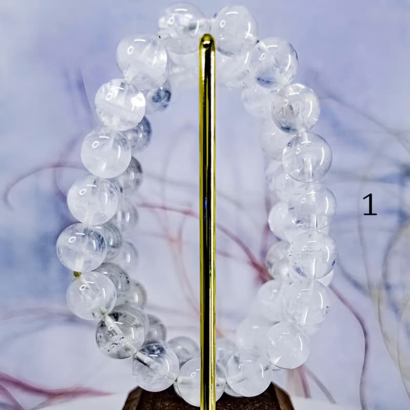 【白色幻影】大咪白幽靈水晶手鍊 幽靈手珠手串