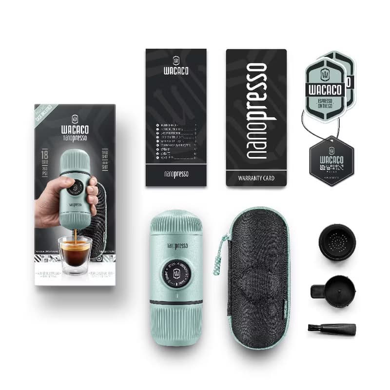 Wacaco Nanopresso Elements系列隨身咖啡機-極地藍