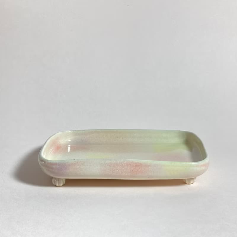 渲染彩釉早餐盤