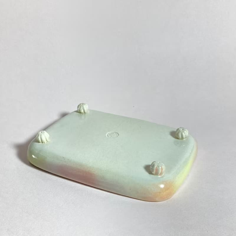 渲染彩釉早餐盤