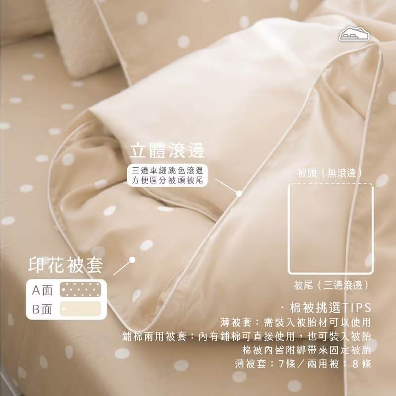 Candy Bubbles 奶茶 300織天絲萊賽爾/床包枕套組/床包兩用被套組