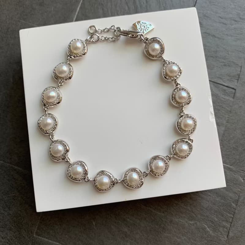 閃耀霓光珍珠手鍊 (共兩色)