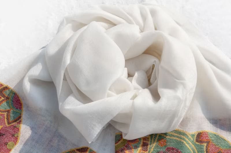 喀什米爾Cashmere 編織羊絨圍巾 純羊毛圍巾披巾 戒指絨披肩-大象