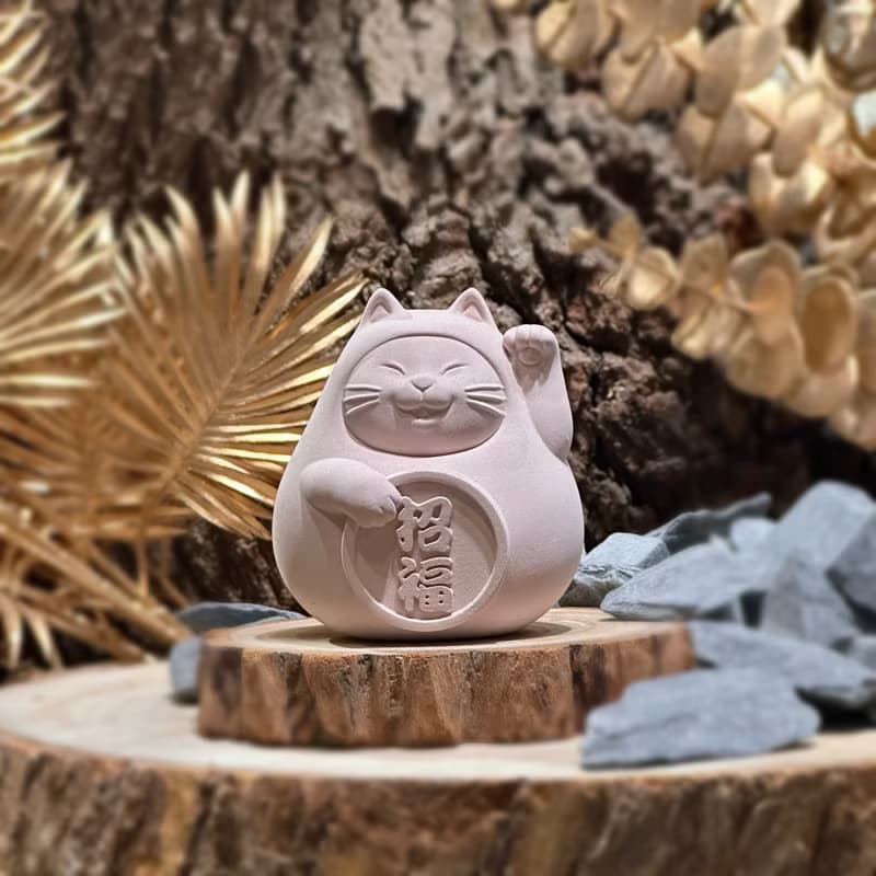 【送禮首選】胖胖招福貓(大)  戀愛粉