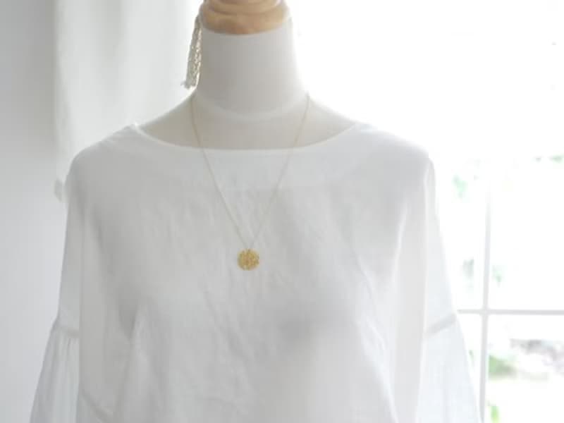 14kgfサークルロングネックレス