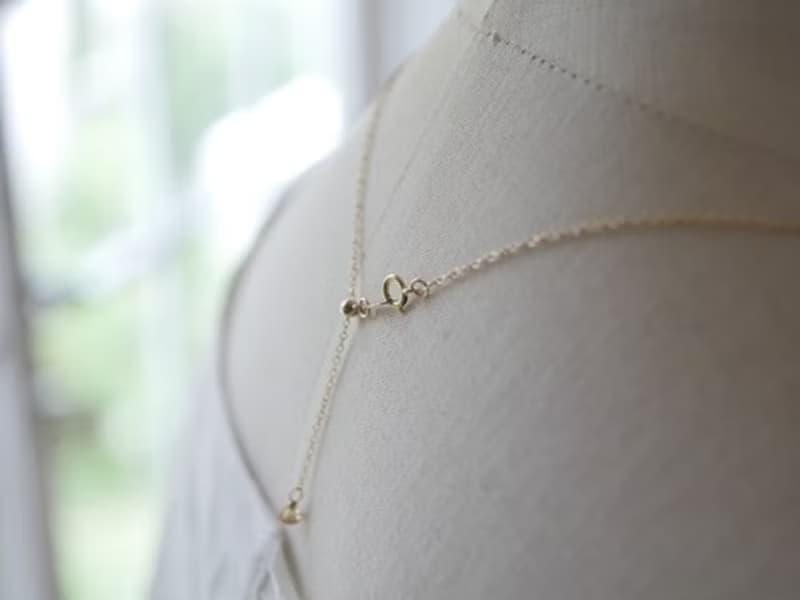 14kgfサークルロングネックレス