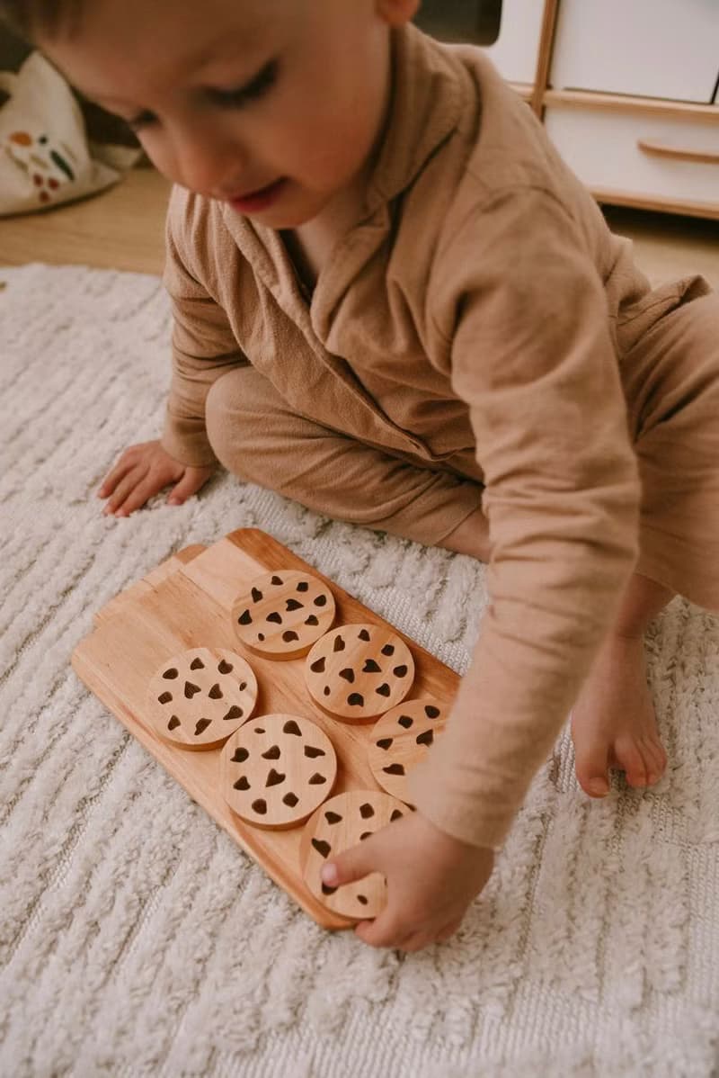 玩餅乾套裝 嬰兒蒙特梭利玩具 幼兒禮物 假裝遊戲食物