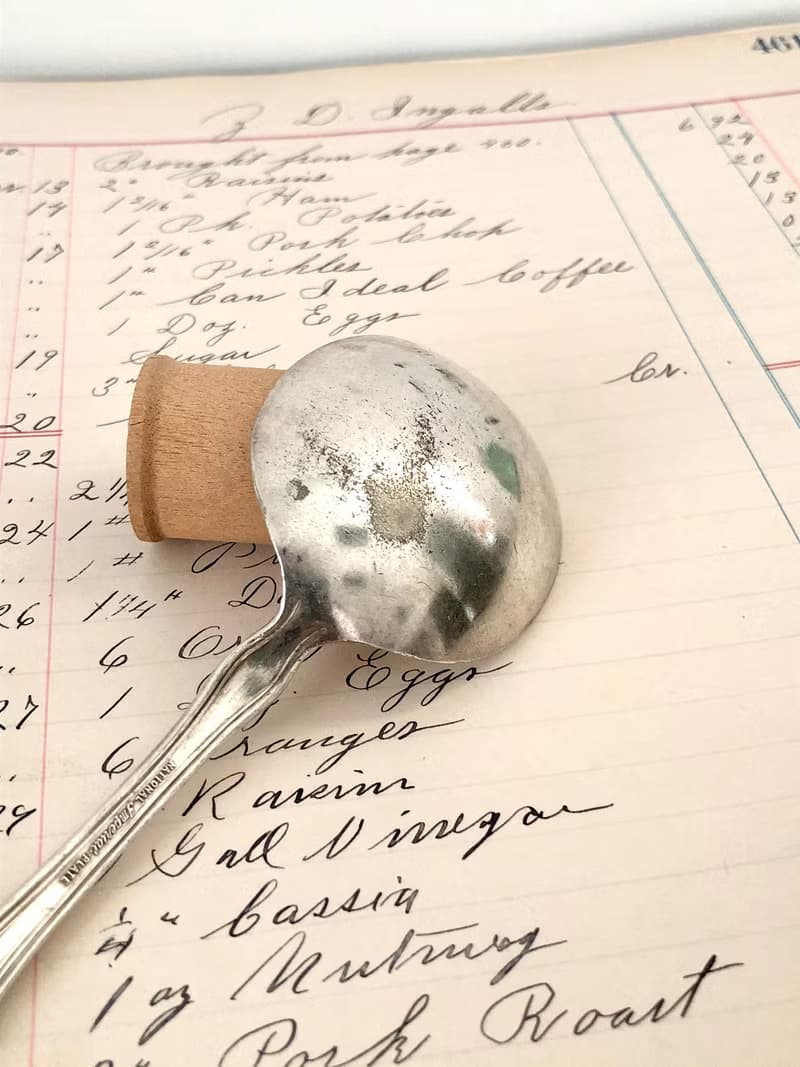 百年古董 1908年美國National Imperial Plate鍍銀圓湯匙