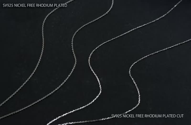 アロマネックレス アイス クリア SV925ニッケルフリーロジウムメッキ