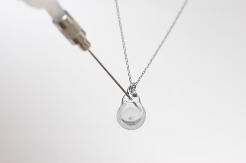 アロマネックレス アイス クリア SV925ニッケルフリーロジウムメッキ