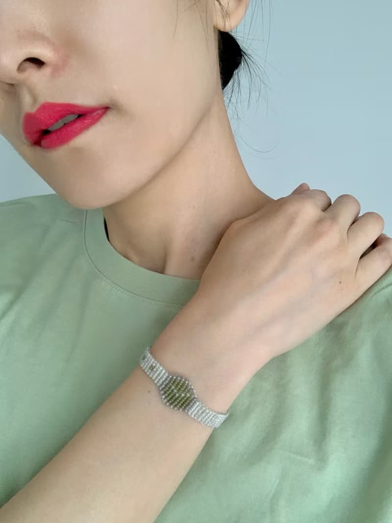 自家設計 手工珠串錶型手鍊