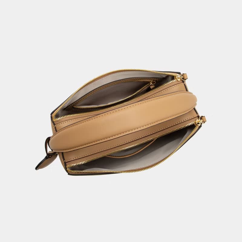 Moonshaft 月軸 Double Zip 納帕小牛皮袋 24 真皮 手提包 斜揹