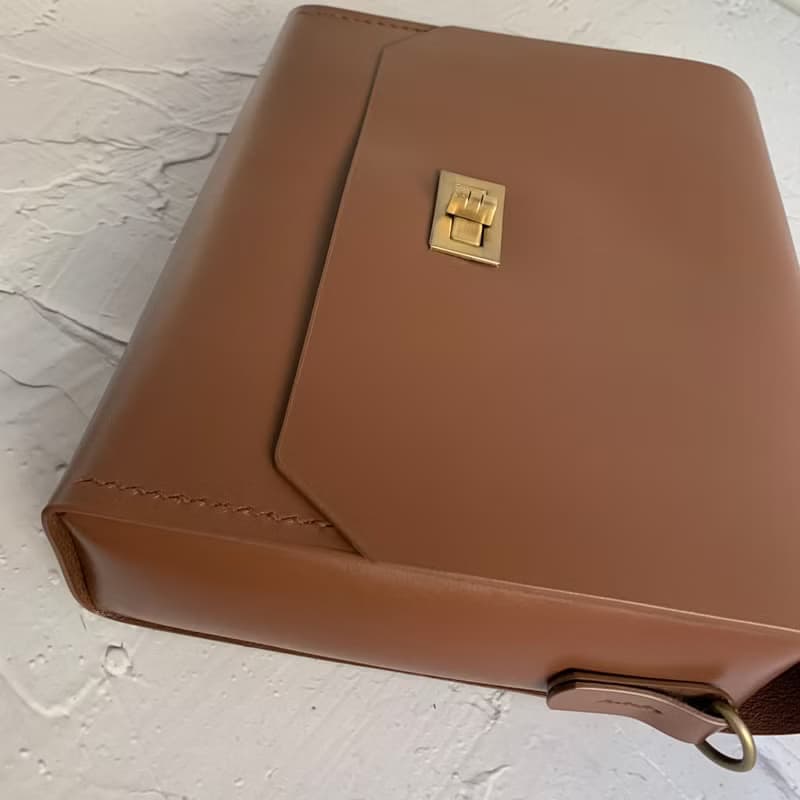 巧克力方包 皮包 肩背包 手拿包