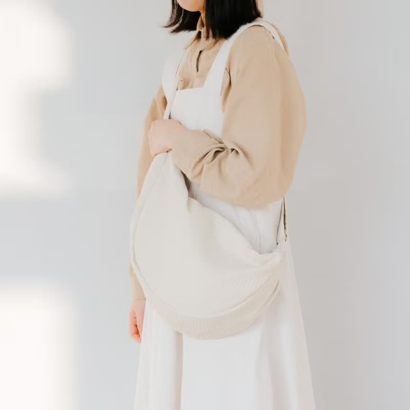 半月胖胖包 米白 拿鐵 抹茶拿鐵