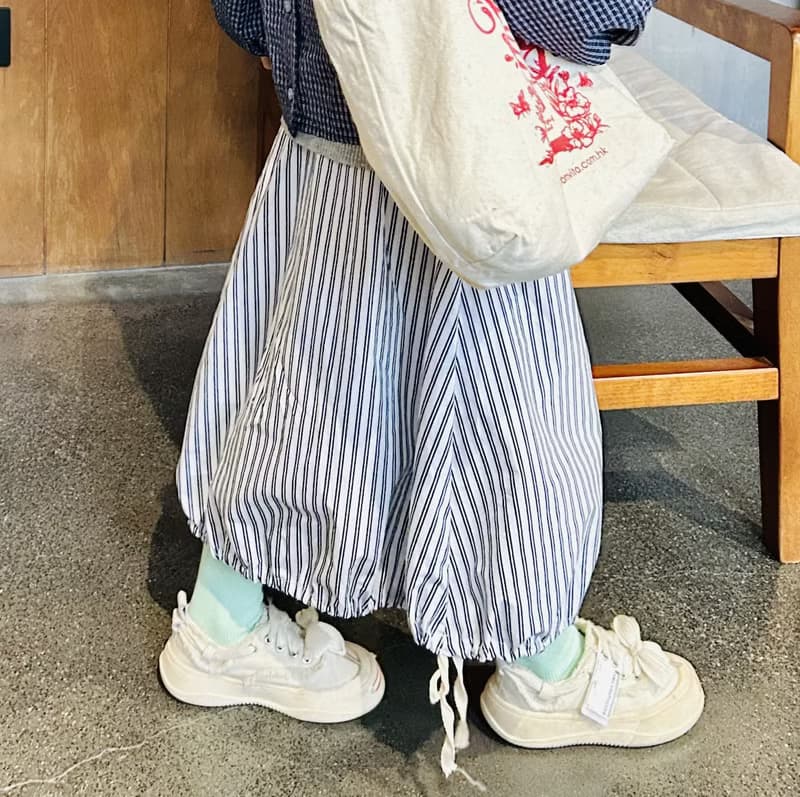 條紋燈籠裙 / 半身裙 裙子 童裝