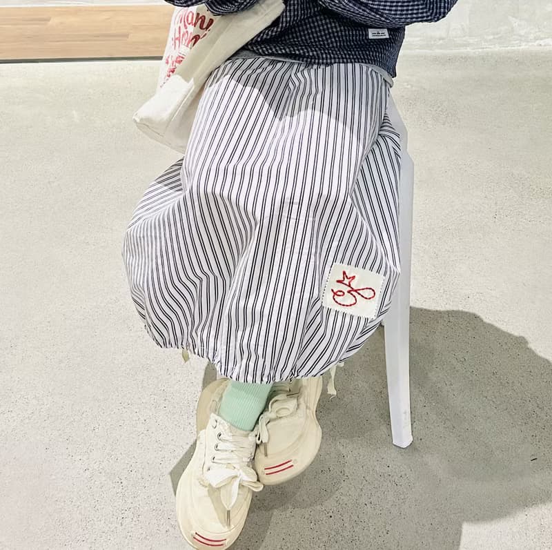 條紋燈籠裙 / 半身裙 裙子 童裝