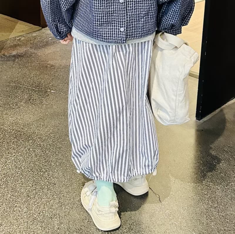 條紋燈籠裙 / 半身裙 裙子 童裝