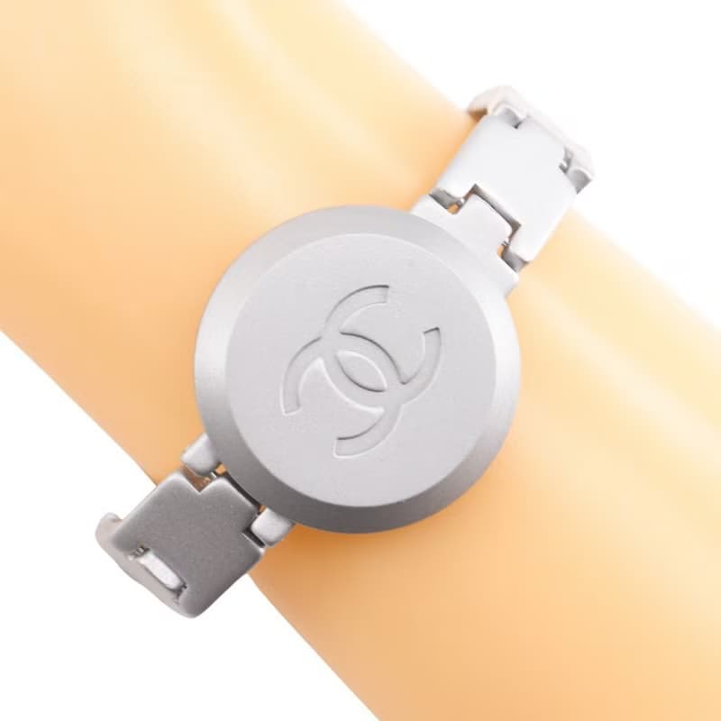 【日本直送】シャネル CHANEL ココマーク ブレスレット 99P 金属製 シルバー 約23.5g レディース【中古】