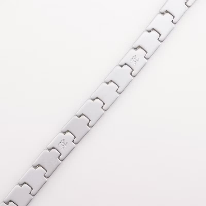 【日本直送】シャネル CHANEL ココマーク ブレスレット 99P 金属製 シルバー 約23.5g レディース【中古】