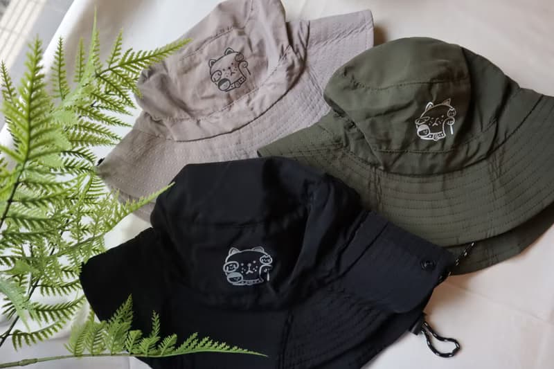 OUTDOOR 招財貓戶外防水帽 登山帽 可折疊