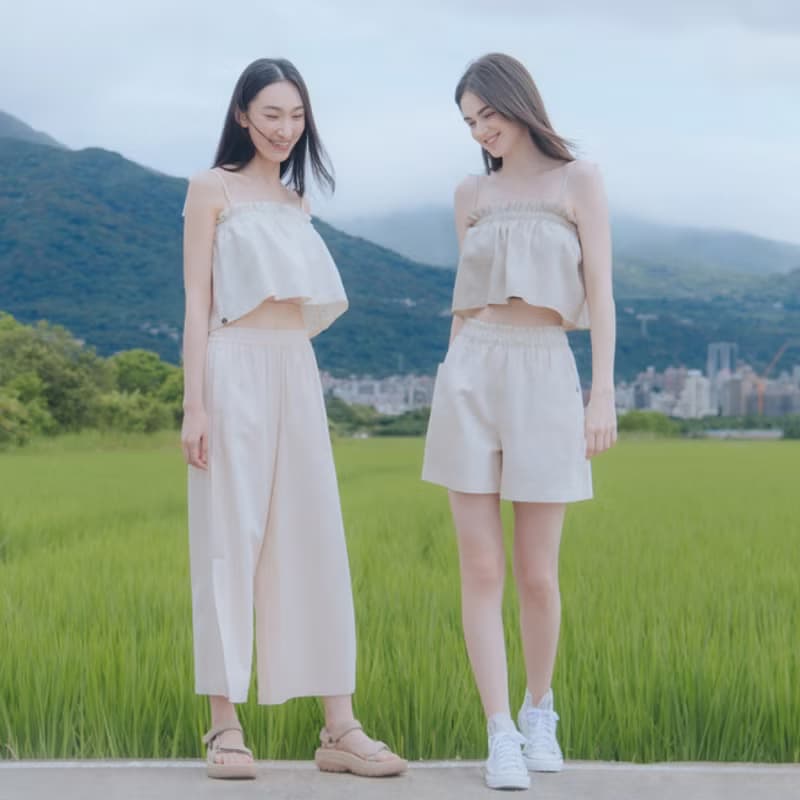 【MACACA】夏之歌:小荷罩衫 - BIE1584 米色