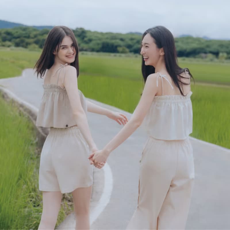 【MACACA】夏之歌:小荷罩衫 - BIE1584 米色
