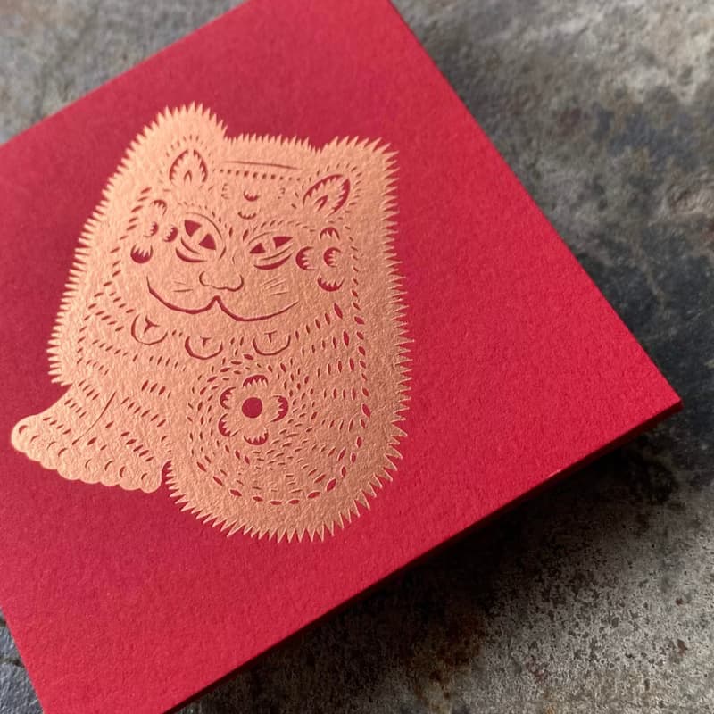 馬年開運春聯斗方/招財貓/7cm